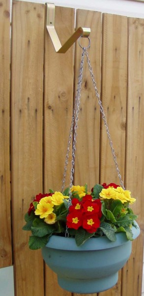 Wooden Fence Pot Plant Hangers